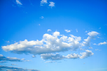 Naklejka na ściany i meble Blue sky and clouds can be use as background 