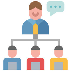 video conference flat icon