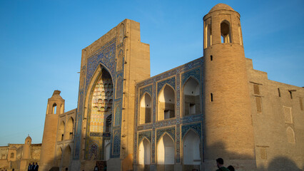 a huge madrasa in uzbekistan