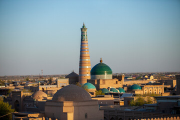 an evening sunshine on castle