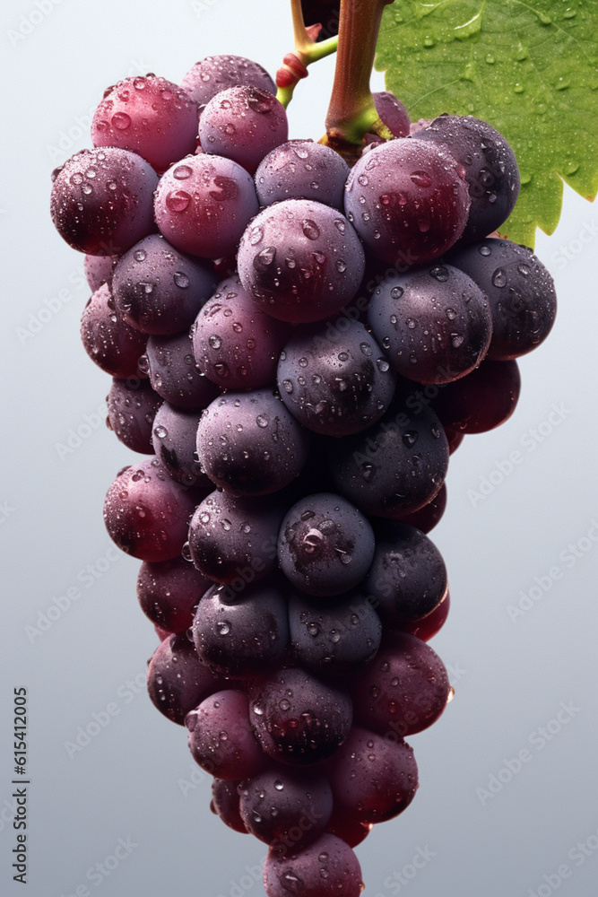 Poster grenache is a red wine grape that is known for its fruity and spicy character. generative ai technol