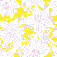Colourful Floral Seamless Pattern Design Background