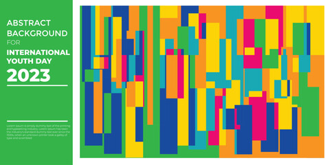 International Youth Day Abstract Background Colorfull