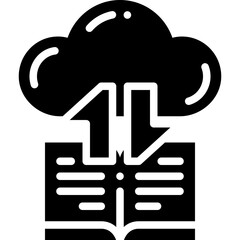 data sharing solid icon