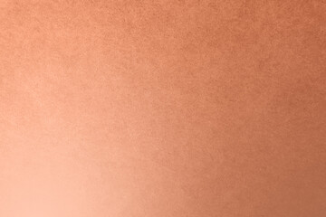 Natural orange sweet smooth tone color gradation with light tone paint on environmental eco friendly cardboard or corrugated box blank paper texture background with space minimal design style