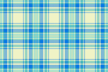 Seamless check plaid of background tartan fabric with a pattern textile vector texture.