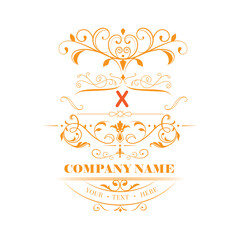  Boutique, Cafe, Hotel, Heraldic, Jewelry, Fashion and other vector illustration. Retro Royal Vintage Shields Logotype set. Vector calligraphyc Luxury logo design elements. 