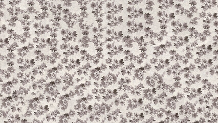 wallpaper pattern of spring cherry blossoms monocrome