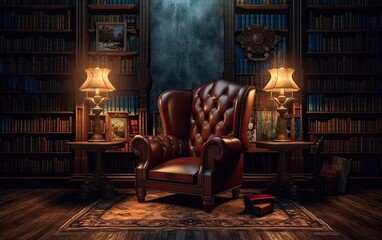 A luxury wardrobe room full with clothes with sofa