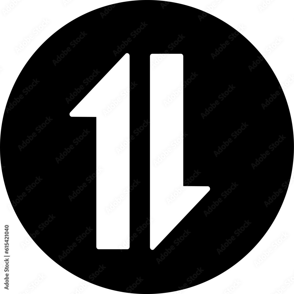 Poster exchange data icon. transfer arrow illustration symbol. sign double pointer. replaceable vector desi