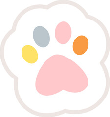 Animal Footprint Sticker