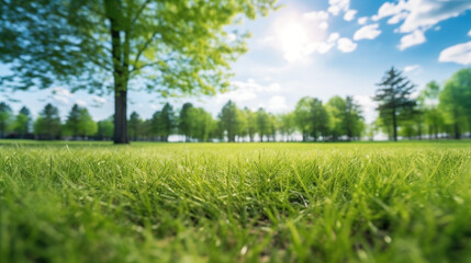 Obraz premium Blur park garden tree in nature background