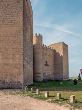 Castle of Montealegre de Campos. It was built in the 13th century. Never conquered, it is one of the most impressive medieval fortifications in Valladolid . It appears in the Hollywood film El Cid.