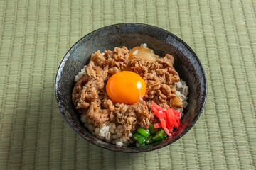 牛丼　Beef bowl Japanese beef