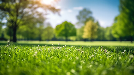 Blur park garden tree in nature background