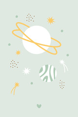 Childish Cosmos Background