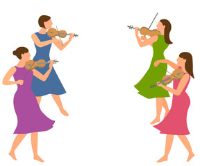 バイオリン演奏会　女性