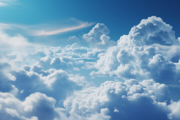 Fototapeta premium upper sky full with clouds