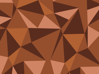 Geometric coffee pattern design. Abstract pattern in coffee colors for packaging, banner, flyer, poster, print. Design elements.