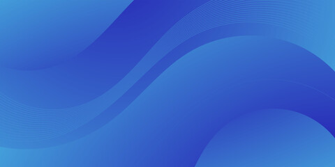abstract blue wave gradient background