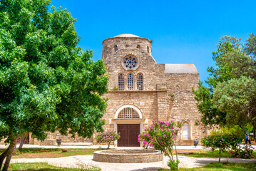 Saint Barnabas Monastery. Famagusta District, Cyprus - obrazy, fototapety, plakaty