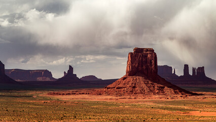 buttes in monument valley, Arizona, Utah, USA