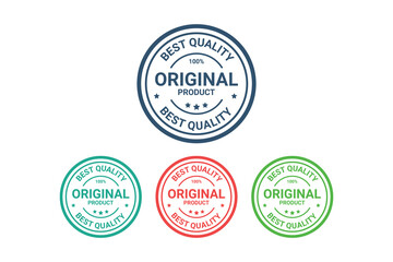 Free vector flat badge design