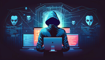Digital Crime: How to Protect Your Business from Cyber Attacks - ai generated