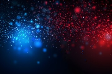 Colorful blue particles background, ai generated