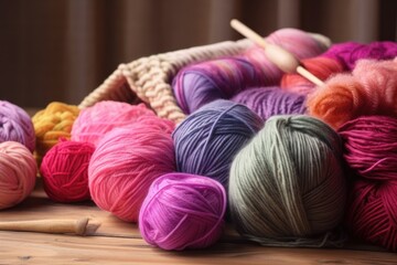 textile crafts (knitting, crochet, weaving) workshop with demonstration of different techniques, created with generative ai