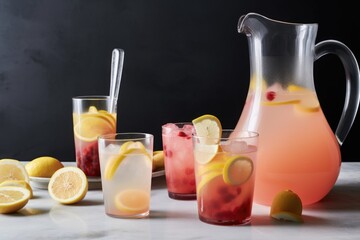 a collection of summer lemonade recipes, from classic to unexpected, created with generative ai