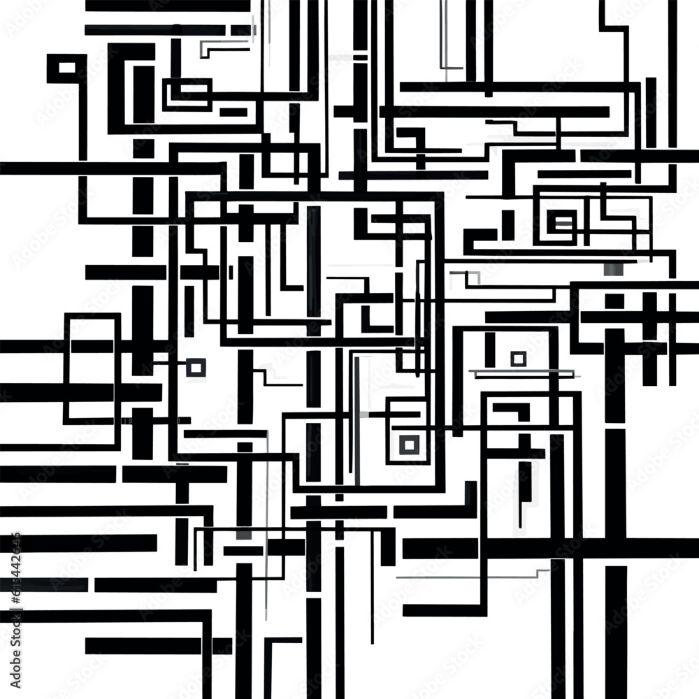 Poster technology background. abstract digital illustration. vector connection concept. electronic round de