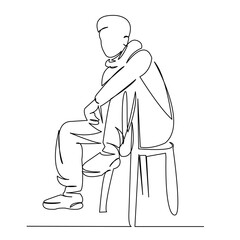 guy sitguy sitting on a chairting on a chair