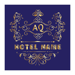  Boutique, Cafe, Hotel, Heraldic, Jewelry, Fashion and other vector illustration. Retro Royal Vintage Shields Logotype set. Vector calligraphyc Luxury logo design elements. 