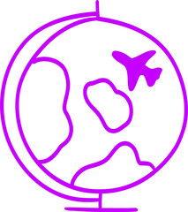 Obraz premium Doodle globe