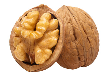 Delicious walnuts cut out