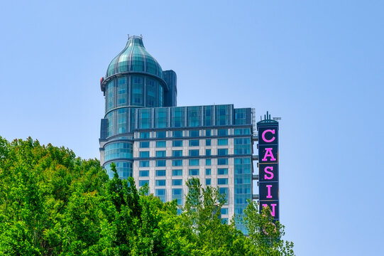 Exterior Architecture In Fallsview Casino Resort, Niagara Falls, Ontario, Canada