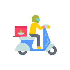 Food Delivery icon in vector. Illustration