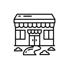 Grocery Store icon in vector. Illustration