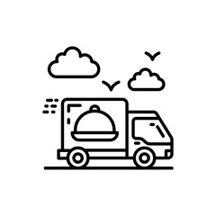 Delivery Truck icon in vector. Illustration