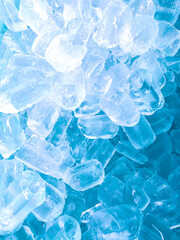 Ice cubes background, ice cube texture or background It makes me feel fresh and feel good, In the summer, ice and cold drinks will make us feel relaxed, Made for beverage or refreshment business.