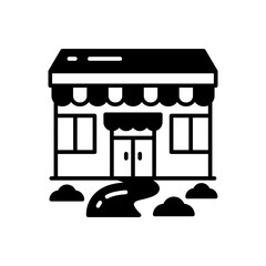 Naklejka premium Grocery Store icon in vector. Illustration