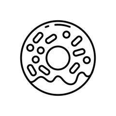 Donuts icon in vector. Illustration