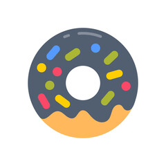 Donuts icon in vector. Illustration
