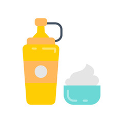 Fototapeta premium Mayonnaise icon in vector. Illustration