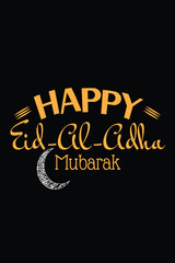 Fototapeta na wymiar happy eid t-shirt
