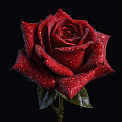 Stunning red rose