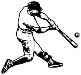 baseball player vector