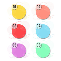 Infographic used for detailed reports of all 6 topics.