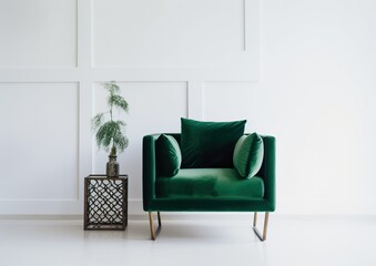 Sleek Simplicity: Minimalistic Chair Design. Generative AI